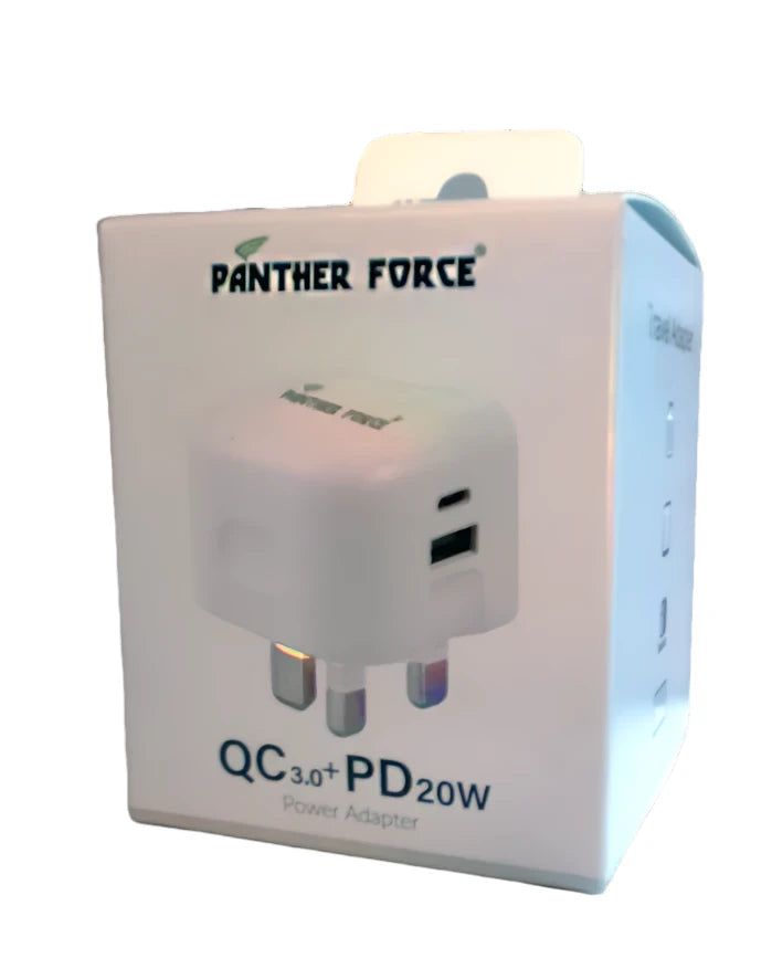 Panther Force QC 3.0 + PD 20W: Fast Charging Redefined