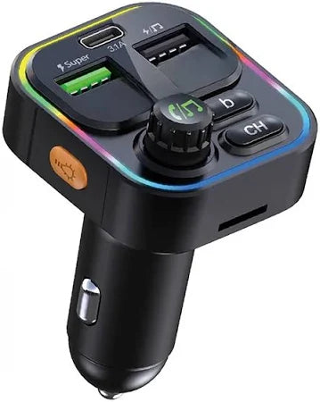 Ossky C16 Car Bluetooth Adapter with 3 Charging Ports: 22.5W Super Fast Charging & Seamless Connectivity